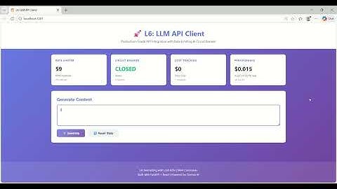 Day 6: Interacting with LLM APIs - Production-Grade Integration Patterns