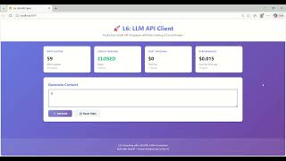Day 6: Interacting with LLM APIs - Production-Grade Integration Patterns