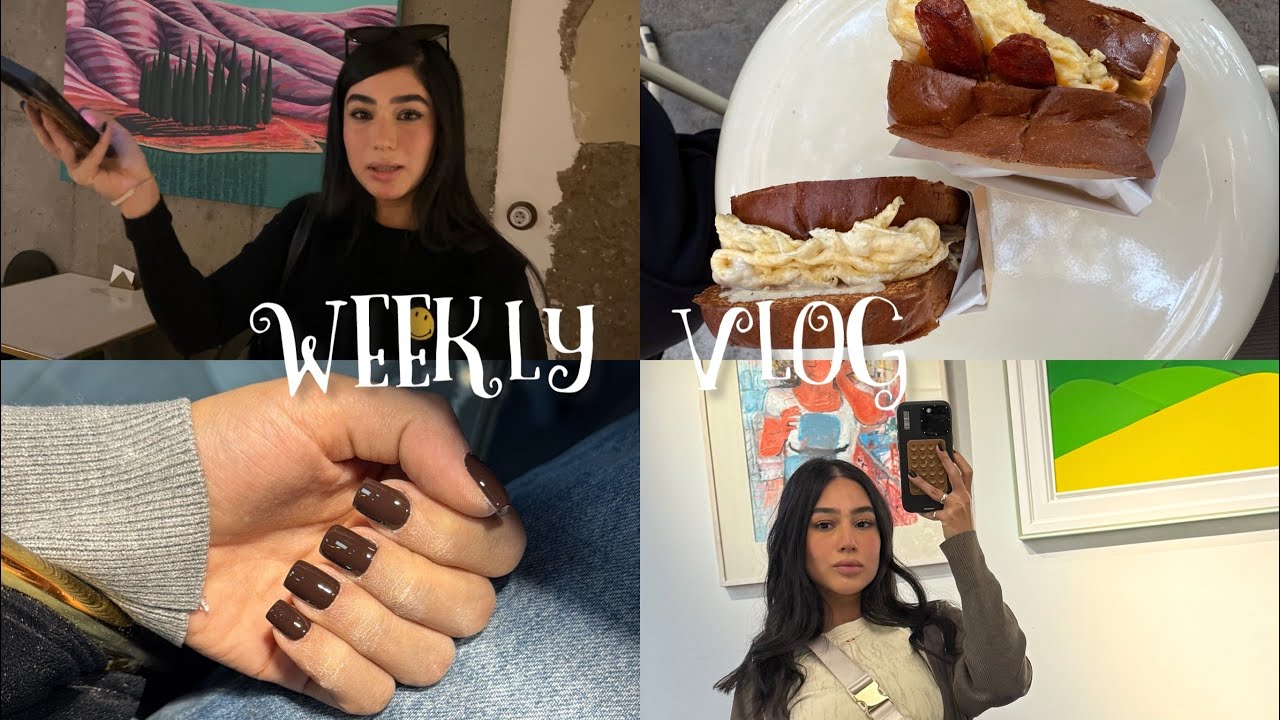 ولاگ هفتگی- سرمو کلاه گذاشتن - ماسک خونگی - دستور ۲ تا سالاد خفن - مترو سواری با ثریا - خونه تکونی