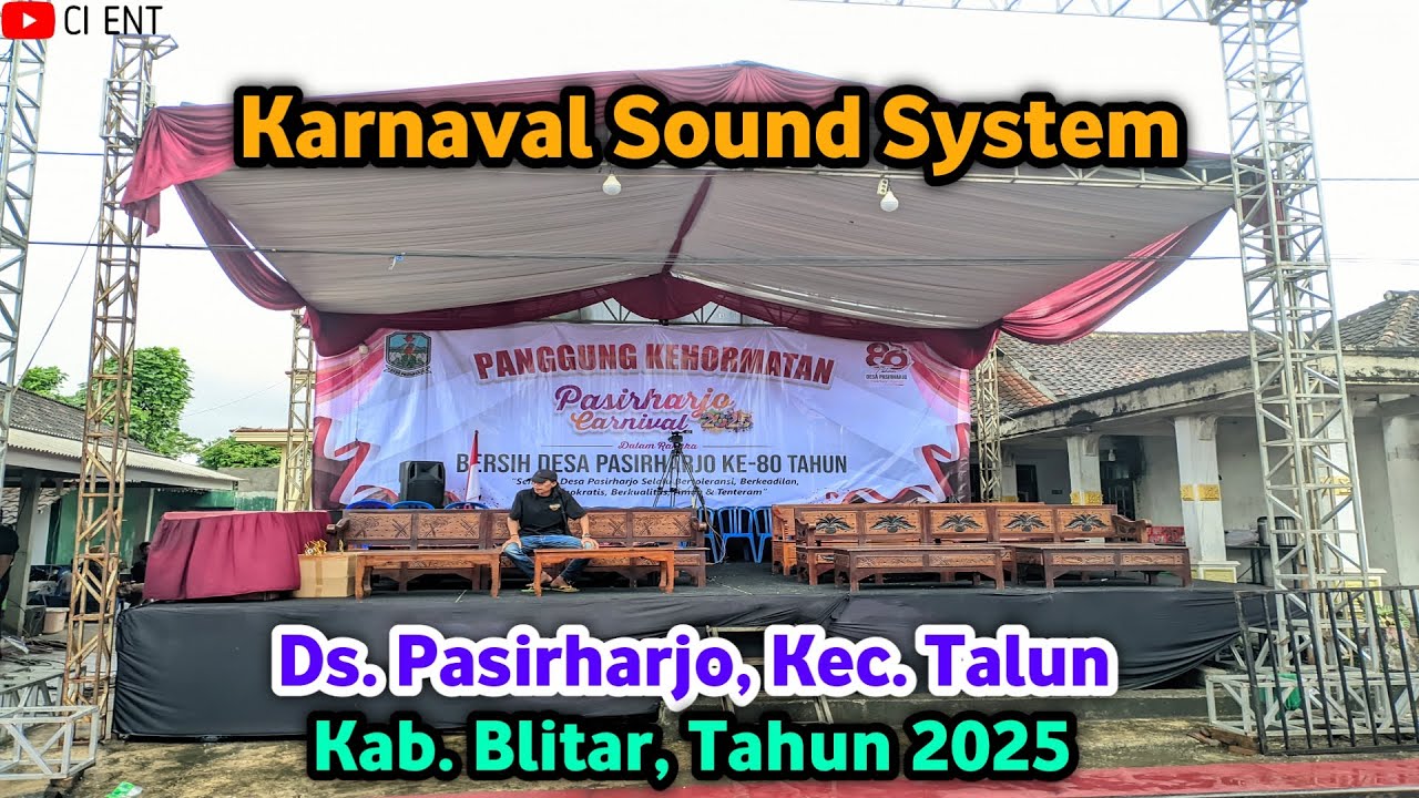 Garis FINISH Karnaval Sound System Ds. Pasirharjo, Kec. Talun, Kab. Blitar, Tahun 2025