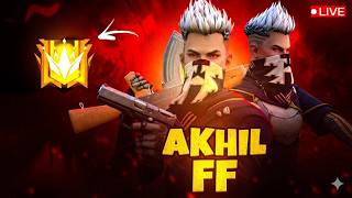 Road to 50k Grandmaster Live Rank Push ❤️- Free Fire Telugu Live - Akhil #MBG