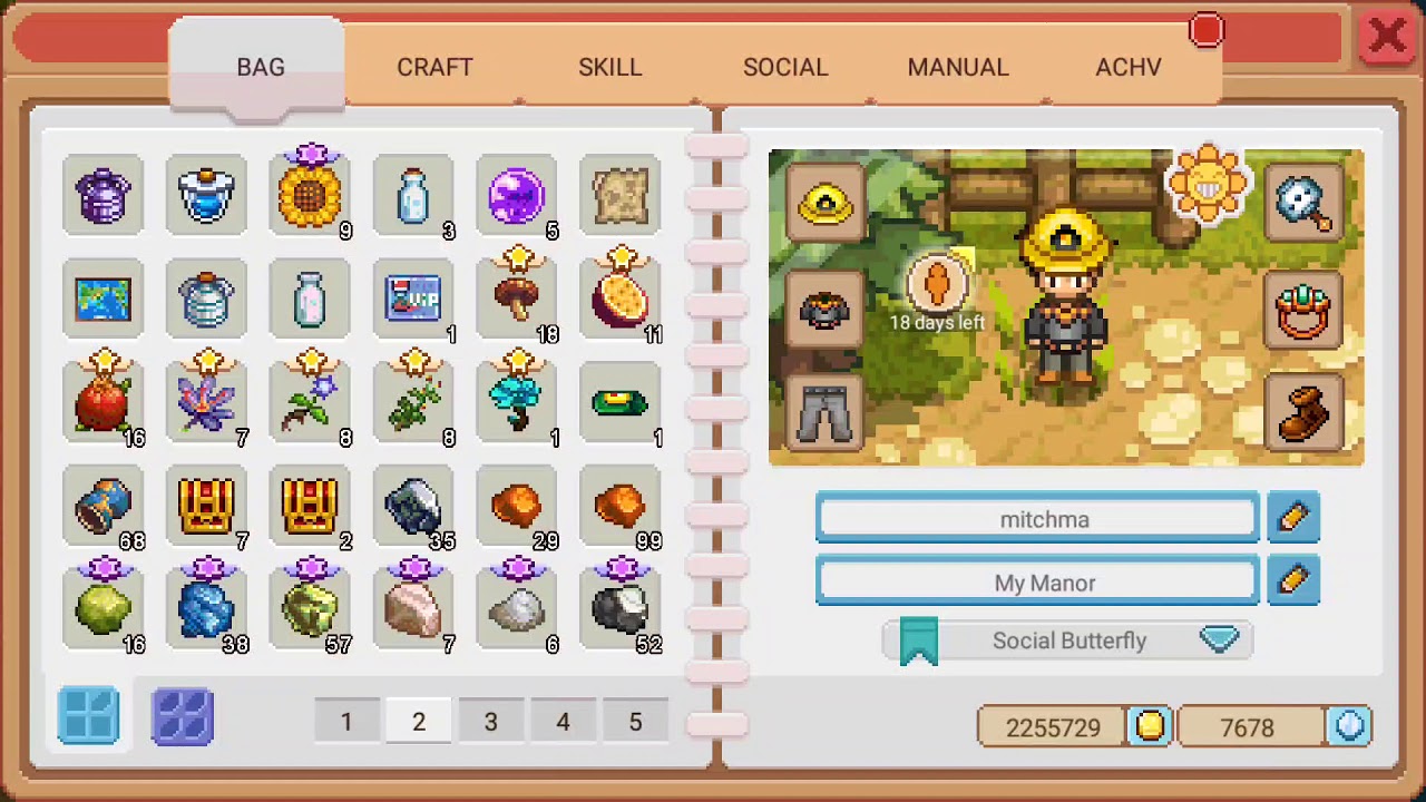 Let's Play! Harvest Town! tips on growing fruit trees and using