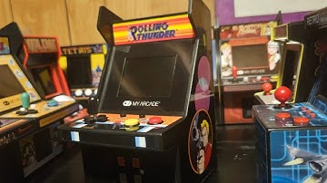 Rolling Thunder Micro Player! My Arcade Review!