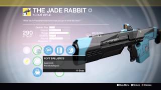 The Jade Rabbit Aka Foaf Playstation Exclusive Op Scout Rifle Gameplay Fully Unlocked