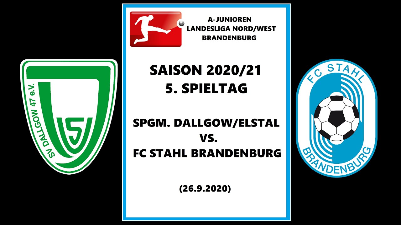 Saison 2020/21 A-Junioren Landesliga Nord/West (BRB) 5.Spieltag Spg. Dallgow/Elstal vs. FC Stahl BRB