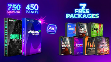 Free Motion Bro Pack Review – 450 Presets, 750 SFX & 7 Packs for After Effects | Free Download