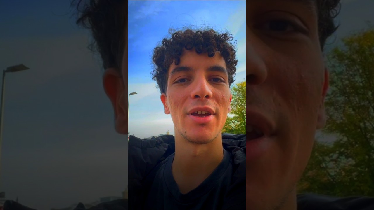 انس حبيب اثناء استمتاعه بعدالة الشرطة الهولندية