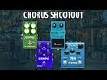 Chorus Pedal Shoot Out - TC Electronic Corona vs Source Audio Gemini vs Boss CE-2w vs Strymon Ola