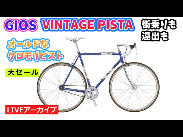 ジオス ビンテージピスタ。街乗りもサイクリングも軽快にこなす