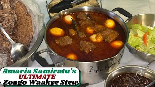 Zongo Recipes|| How to make Original Zongo Waakye Stew|| Waakye Stew