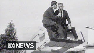 News reporter gets the scoop on a stolen bulldozer (1967) | RetroFocus