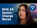 Working as a senior charge nurse at nhs 24