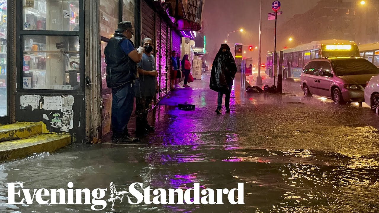 Ida's massive rainfall floods New York City subways, leads to ...