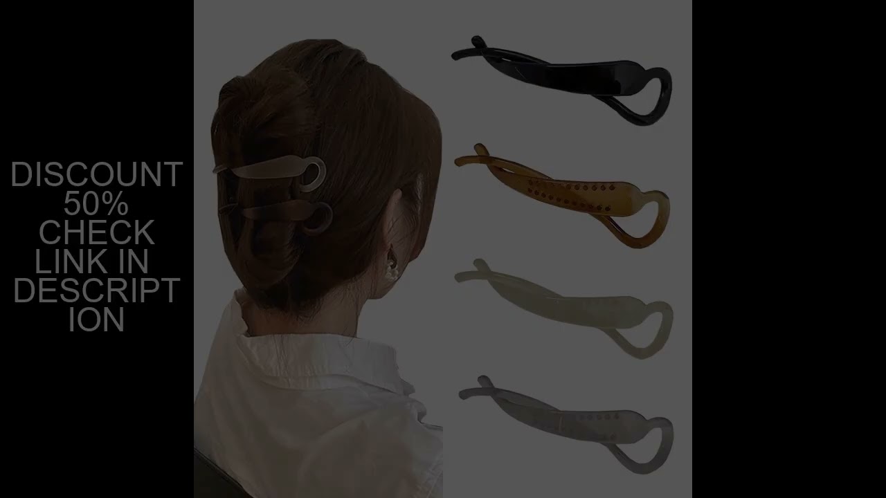 Korean Geometric Hair Clips Fashion Sweet Banana Hair Clip Ponytail Clip simple for Women Girls Hair