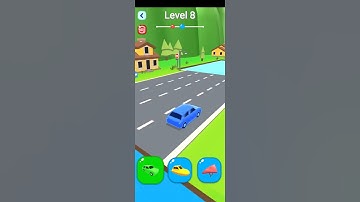 Shape-shifting level 8 - #shorts #gameplay #hypercasualgames #shapeshifting