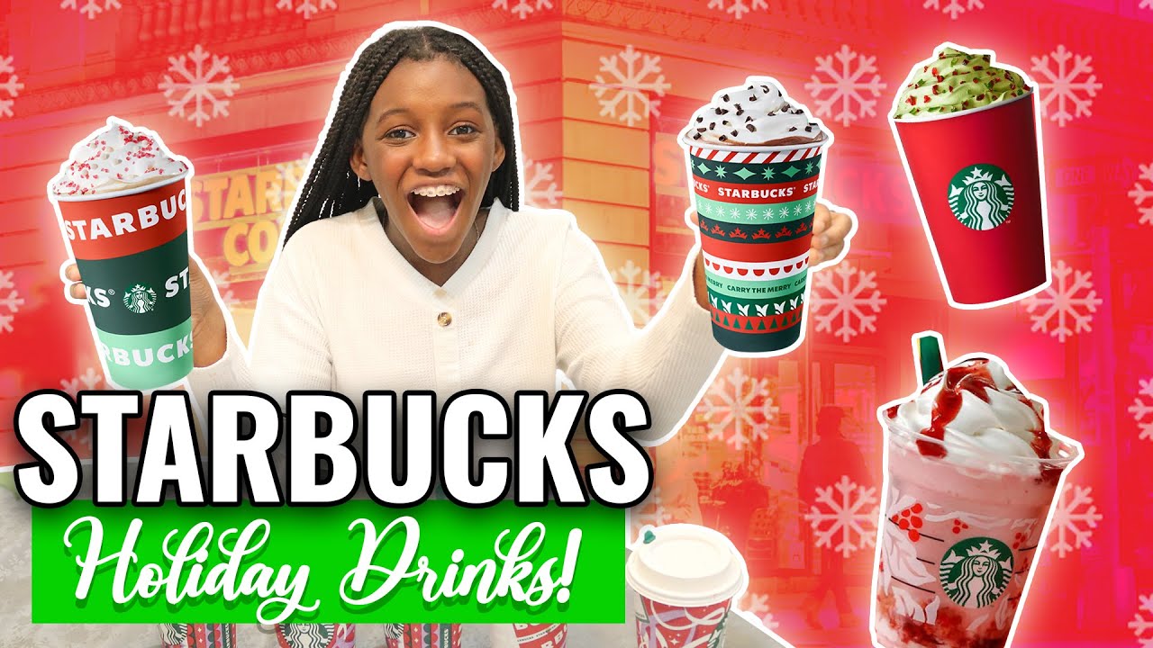 TRYING STARBUCKS HOLIDAY DRINKS