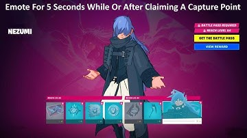 Emote For 5 Seconds While Or After Claiming A Capture Point Fortnite