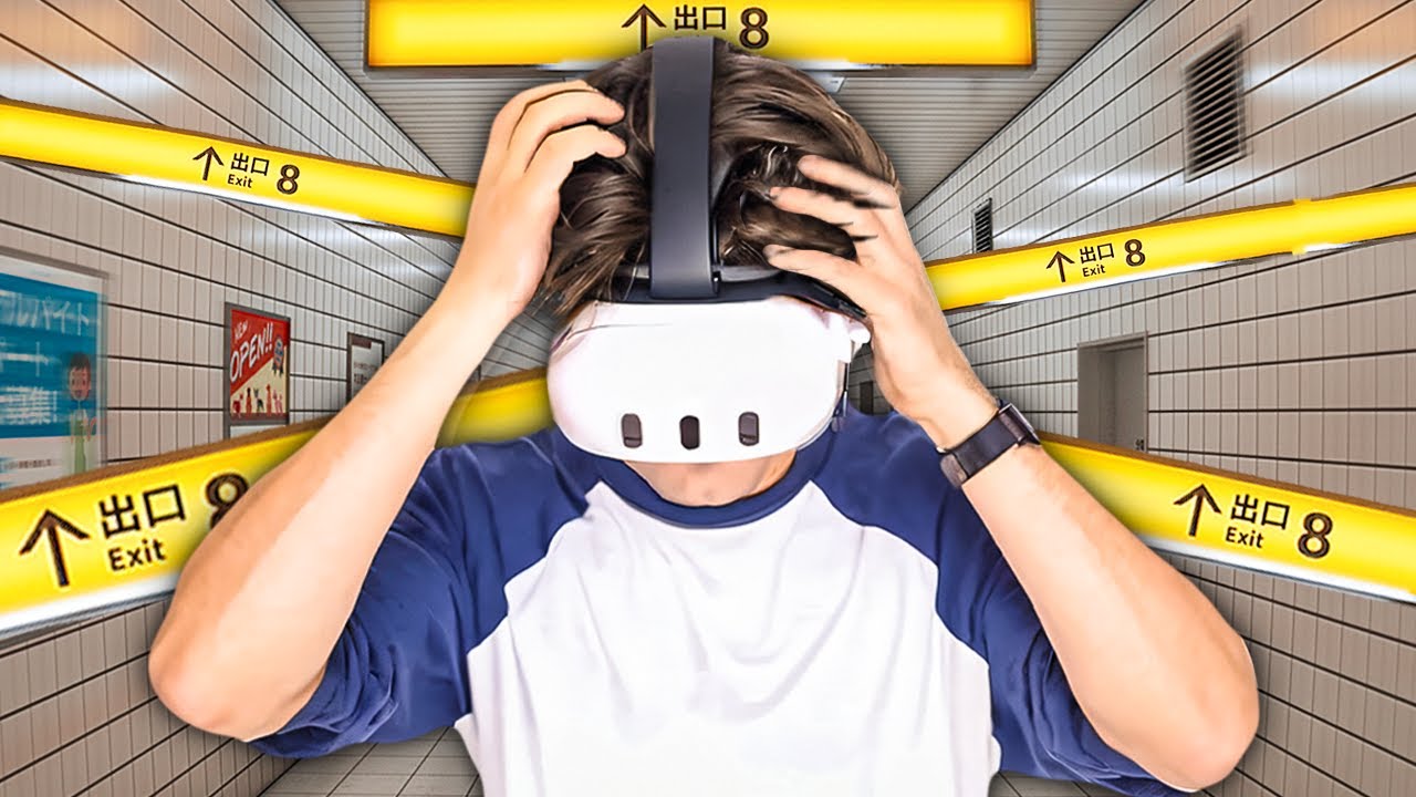 METRODA MAHSUR KALDIM! - THE EXIT 8 VR (iplusd VR)