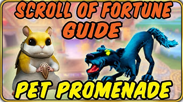 Wizard101: Scroll of Fortune Guide -  Pet Promenade