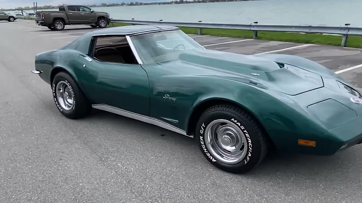 Beautiful 1973 Chevrolet Corvette 454 4-Speed In Blue-Green Metallic Walk Around