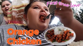 Amberlynn's first true love: Orange chicken