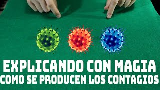 Explicando con magia como se producen los contagios | Magic Patxi