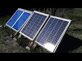 Развлекательное видео с солнечными  панелями