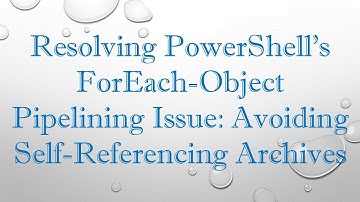 Resolving PowerShell
