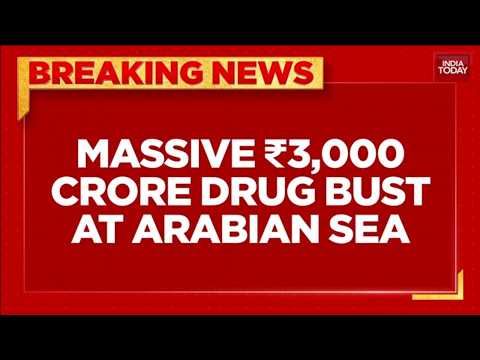 Breaking: Coast Guard & ATS Seize Drugs Worth ₹3,000 Cr in Arabian Sea, 5 Pakistani Nationals Held