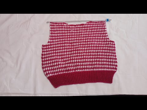 PART ~1/Knitting Ladies Blouse(38-40)Cheast size के Back Part केसै बनाये Step By Step#44