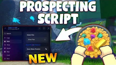 *NEW* Prospecting! Script (PASTEBIN 2025) (AUTOFARM, AUTO SELL ALL , WALK SPEED )