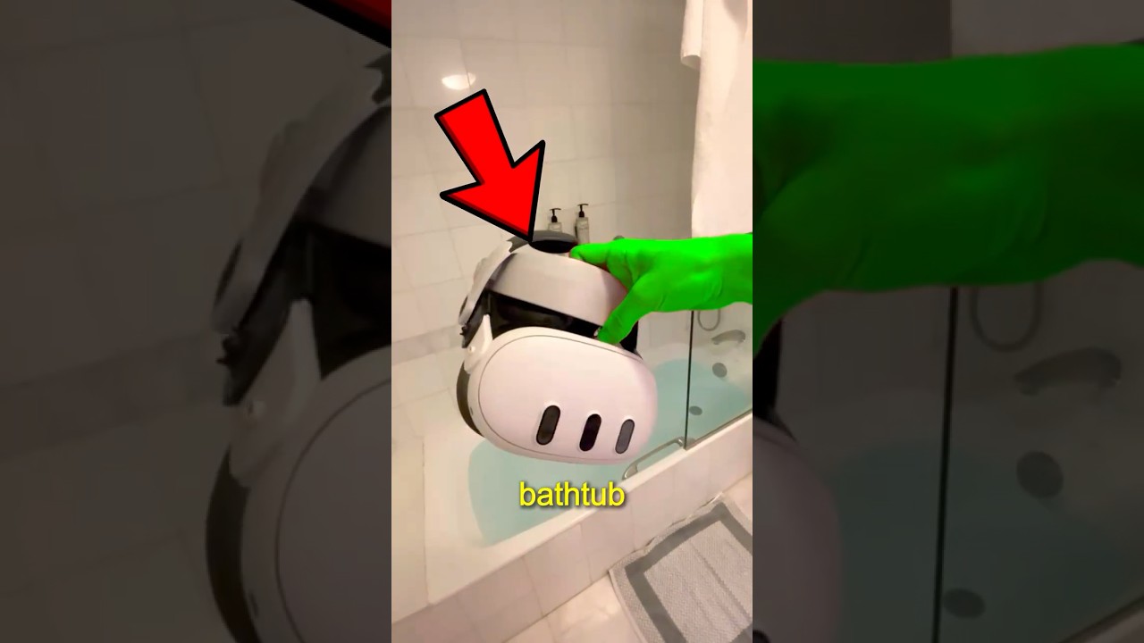 UG VR Player Takes A Bath 🛀