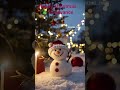 Happy Christmas in advance menu