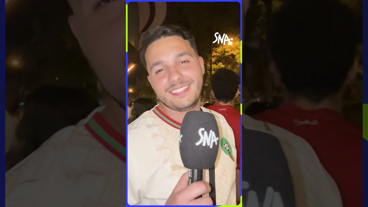 Les supporters marocains savourent leur victoire précieuse face à l’Écosse.