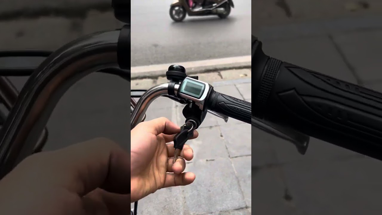 Xe đạp trợ lực kết hợp tay ga của thương hiệu cao cấp Panasonic