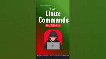 Top 10 Linux Commands Every Hacker Uses #ethicalhacking #kalilinux #axximuminfosolutions