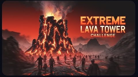 EXTREME LAVA TOWER CHALLENGE MAP - BO3 custom zombies map