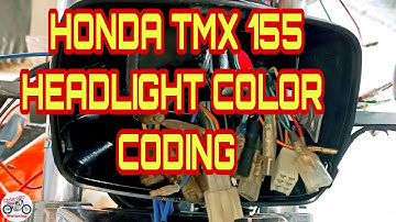 HONDA TMX 155 HEADLIGHT COLOR CODING | Motor Life Motovlog |