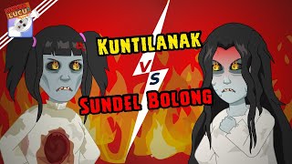 Duel Antar Hantu - Kuntilanak VS Sundel Bolong -  Setan Ribut  -  Horor Lucu - PocongViral