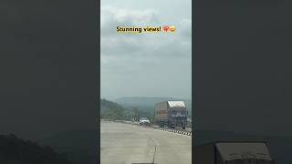 Stunning views from the Mumbai-Goa highway ❤️‍🔥| road trip| 🔥🤩 #shorts