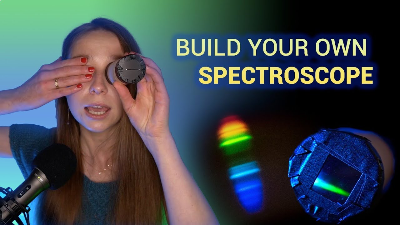 Build your own spectroscope (kids crafting activity)