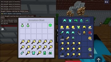 Opening mythic crate in bloxdio dungeons!