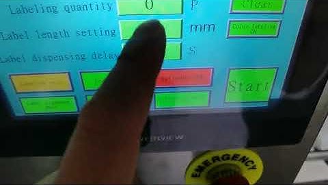 label length setting usually 200-300mm and label sensor