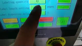 label length setting usually 200-300mm and label sensor