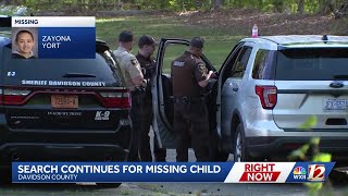 FBI assisting in search to find missing 12-year-old girl in Davidson County