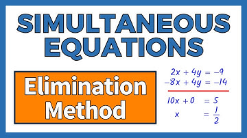 Simultaneous Equations (Elimination Method) | GCSE Maths | The Online Maths Tutor