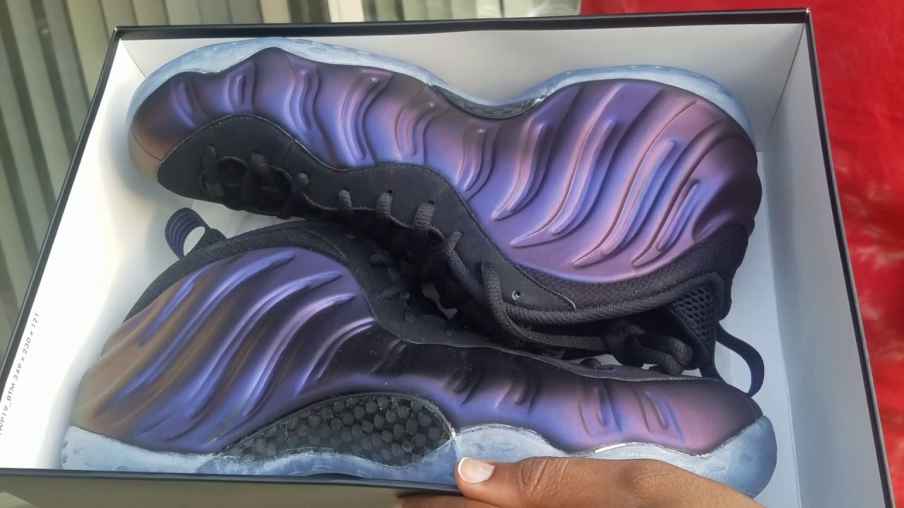 Foamposite One eggplant unboxing/ review YouTube