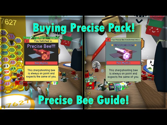 I bought precise pack so you dont need to buy it. DO NOT BUY IT. NOT WORTH.  : r/BeeSwarmSimulator