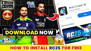 🤯 Real Cricket 25 ? - How To Download RC25 🔥 | REAL CRICKET 25 GAMEPLAY | RC 25 patch download