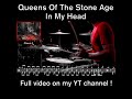Queens Of The Stone Age - In My Head - Drum cover (with scrolling drum score)#drumcover #qotsa